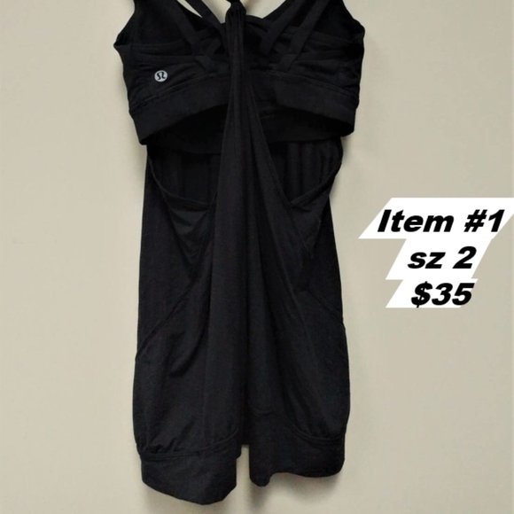 Lululemon Black Size 2 Tank - Picture 5 of 5